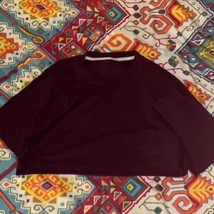 Women's Burgundy Top